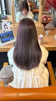 縮毛矯正×カット×3stepトリートメント🫧
