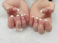 【自店オフいつでも無料】<ジェル>王道フレンチ¥6480初回ジェルオフ無料