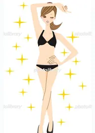 【レディース】　ツルツルスベスベ肌に！全身脱毛（お顔、VIO込み）