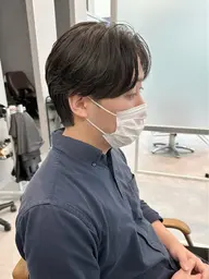 ☆人気No.2☆メンズカット＋縮毛矯正or曲がる縮毛矯正