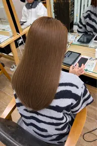 💧湿気対策💧うる艶酸性ストレート＋整えカット✨