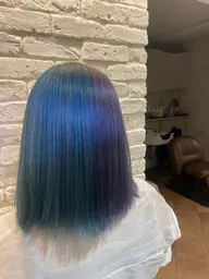 全頭ブリーチとカラー🫧