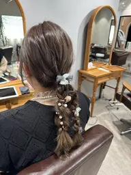 👸お呼ばれ、結婚式、パーティーヘアアレンジ👸