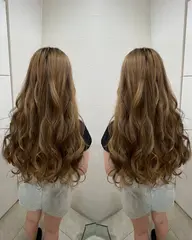 高級人毛100%シールエクステ80枚＋ワンカラー＋カット