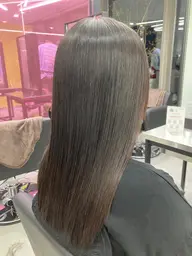 2回目以降 リタッチプレミアムストレート+髪質改善トリートメント（ホーム付）