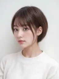 【梅雨時期おすすめ】前髪縮毛矯正+カット¥6900