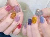 【insta話題のenoi flash】自爪ラメグラカラフル🩷10色までenoi diamond flash使用