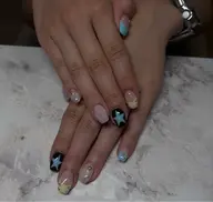 【平日限定】 🩵オフなし🩵 持ち込みアート✨パーツあり✨(フレンチ対象外)