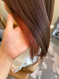 インナーカラー🌷🤍