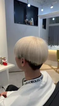 【メンズ限定】🔥ダブルブリーチ➕カラー➕カット➕保湿Tr🔥