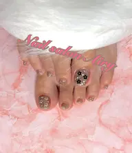 フット⭐︎ポイントデザイン（マグネットジェル•フラッシュジェル込み）「オフ無料（ソフトジェルのみ）」