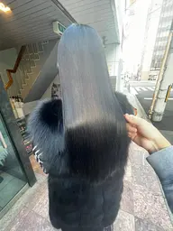 【ダメージレス矯正】地毛風ストレート＋グロスUP TR（リンゴ幹細胞配合）