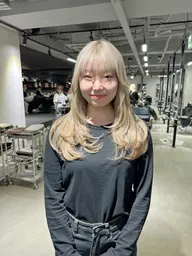 💜リタッチ➕艶カラー➕カット➕高保湿トリートメント💜