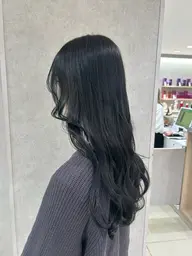 韓国ヘアになりたい方♡レイヤーカット＋ワンカラー＋クイックトリートメント ロング料金なし
