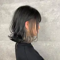 インナーカラー+イルミナカラー(ベースカラー&ブリーチ込み)+髪質改善TOKIOトリートメント