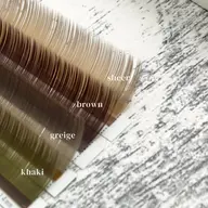 フラットラッシュカラー🐑何色でも可能🙆🏼上​〜​100本¥4500、120本¥5000🫧