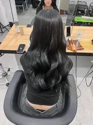 【カラーモデル限定】黒染めは使いたくない！けど暗くしたい方必見💖透明感カラー🫧