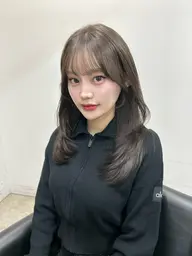 【新規人気】本格韓国ヘアカット＋透明感カラー＋TR