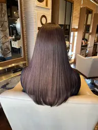 傷まない酢酸ヘアカラー(リタッチ)クレンジング付き