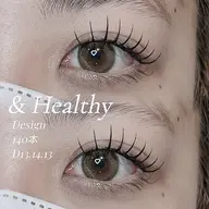 &healthy（アンドヘルシー）フラット140本※エクステからパーマ