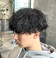 【新店舗オープン記念クーポン🔥】　【カット＋波巻きパーマ（　波巻きスパイラルパーマ）】【今一番人気のスタイルです❗️】