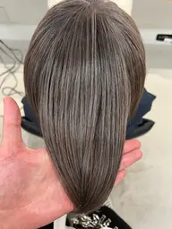 🔷白髪ぼかし🔷ケアブリーチフルハイライト+8STEP髪質改善トリートメント