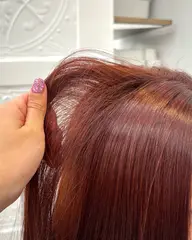 【🌸春限定！！🌸】暖色ブリーチありダブルカラー➕髪質改善トリートメント✨➕頭皮クレンジングmarbb付き️🫧