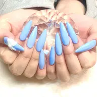 長さだし10本💅💖ワンカラー/ラメグラデーション【パーツ一本サービス♪】