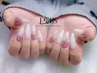 [HAND] ジェル長さだしチップ10本アート・マグネットネイル　￥7000 -> ¥ 5250