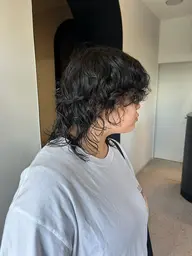 デザインカット＋抗酸化ケアパーマ＋ハニーパックヘッドスパ