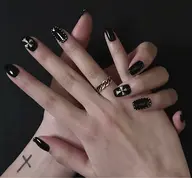 ❤️メンズ限定ハンド(時間内持ち込みデザイン) (ジェルオフ+500円）シールとストン無料、パーツ別料金