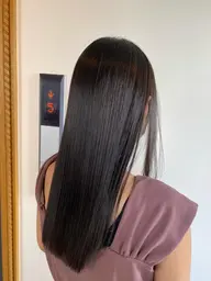 炭酸シャンプー＋超人気髪質改善カラー＋美髪トリートメント　ロング料金＋¥1100 髪質改善トリートメント変更＋¥2200