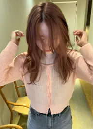 ♡レディース限定♡U24♡【カット＋似合わせワンカラー＋トリートメント🥣】コテ巻き仕上げ🙆🏻‍♀️