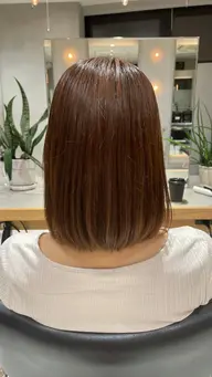 アイロンなしナチュラルストレート＋髪質改善オリジナルトリートメント