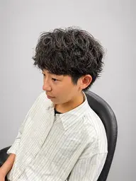 メンズカット＋デザインパーマ