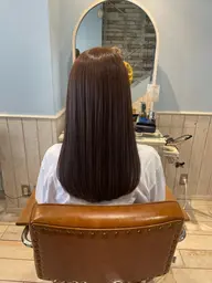 ○毛先のパサつきや広がり気になる方にカット＋縮毛矯正or髪質改善＋　　　　　　　　シルクトリートメント