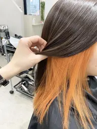 カット＋インナーカラー＋スプリナージュトリートメント