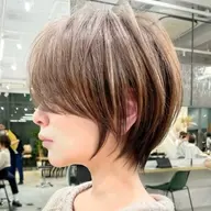 【🌟失敗しないショート/白髪染め】ショートカット💇🏻‍♀️＋カラー🩵＋トリートメント《ショート・ショートボブ》