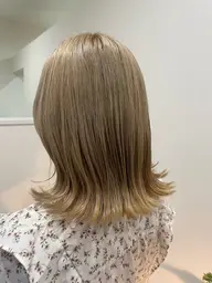 《赤みゼロ》ブリーチで透明感カラー💎