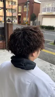 【モテ度UP😎】カット＋特集パーマ （ツイスト、ツイストスパイラル、波巻き等）⚠️補足説明参照