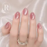 ワンカラー、マグネットネイル