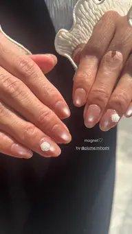 ハンドジェル🪽マグネットorフラッシュ/オフケア込/アートパーツ別途/他店様オフ別途