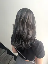 カット+3Dハイライトカラー🌿🌈+3stepトリートメント💘