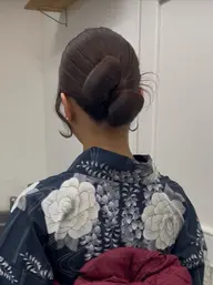 【花火大会ですよ～🎇】ヘアアレンジ+浴衣着付け👘 ‎🤍
