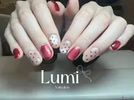 自爪「2種ジェル＋シンプルドットアート」