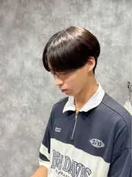 【メンズカット＋縮毛矯正】👑もう癖で悩まない👑メンズカット＋地毛風ナチュラルストレート縮毛矯正