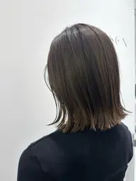 カット＋デザインハイライト＋ケアカラー＋ミルボン3stepトリートメント