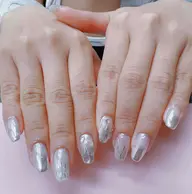 ミラーグラデーションネイル