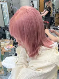 🉐リーズナブルにブリーチしたい方向け　ケアハイブリーチダブルカラー/14900円