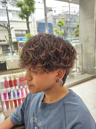🔥minimo限定メニュー🔥✂メンズ限定カット＋シャドーパーマ✂